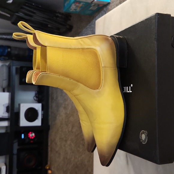 Funny She Jill Yellow Ankle boots - Picture 4 of 5